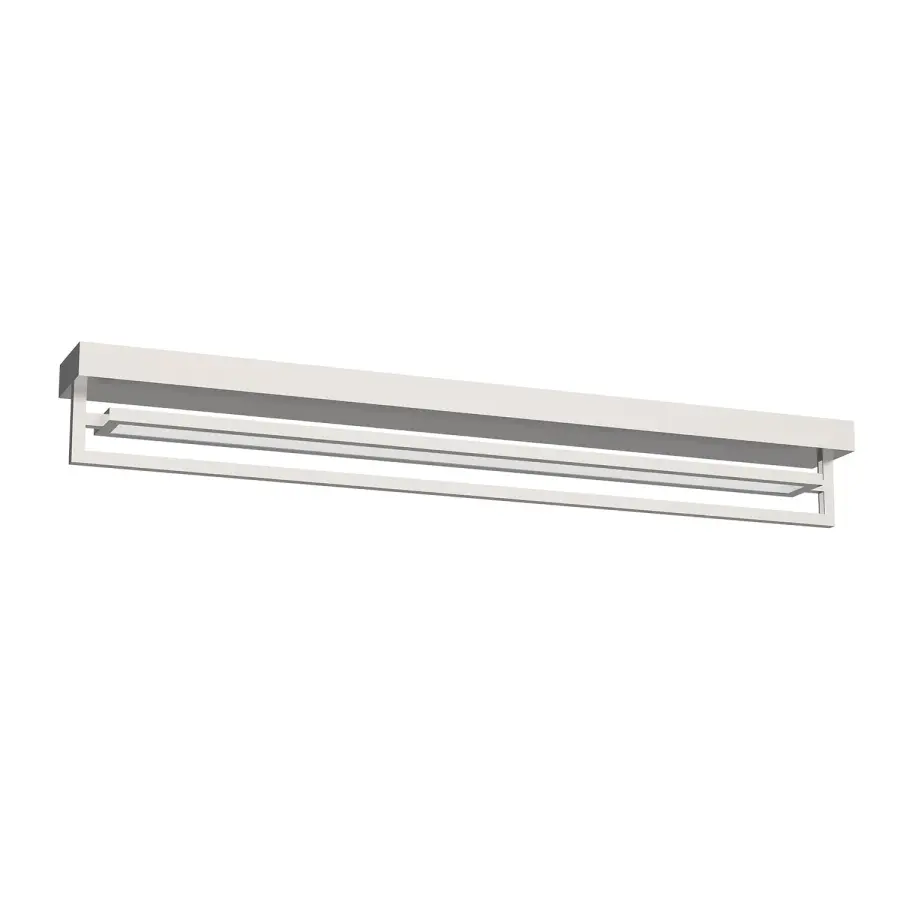 Mondrian 40-Inch Semi-Flush Mount in Brushed Nickel - Image 1