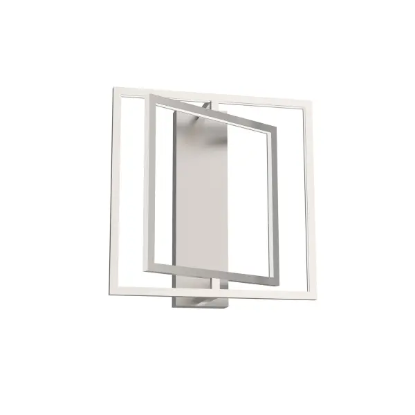 Mondrian 16" Semi-Flush Mount in Matte Black - Image 5