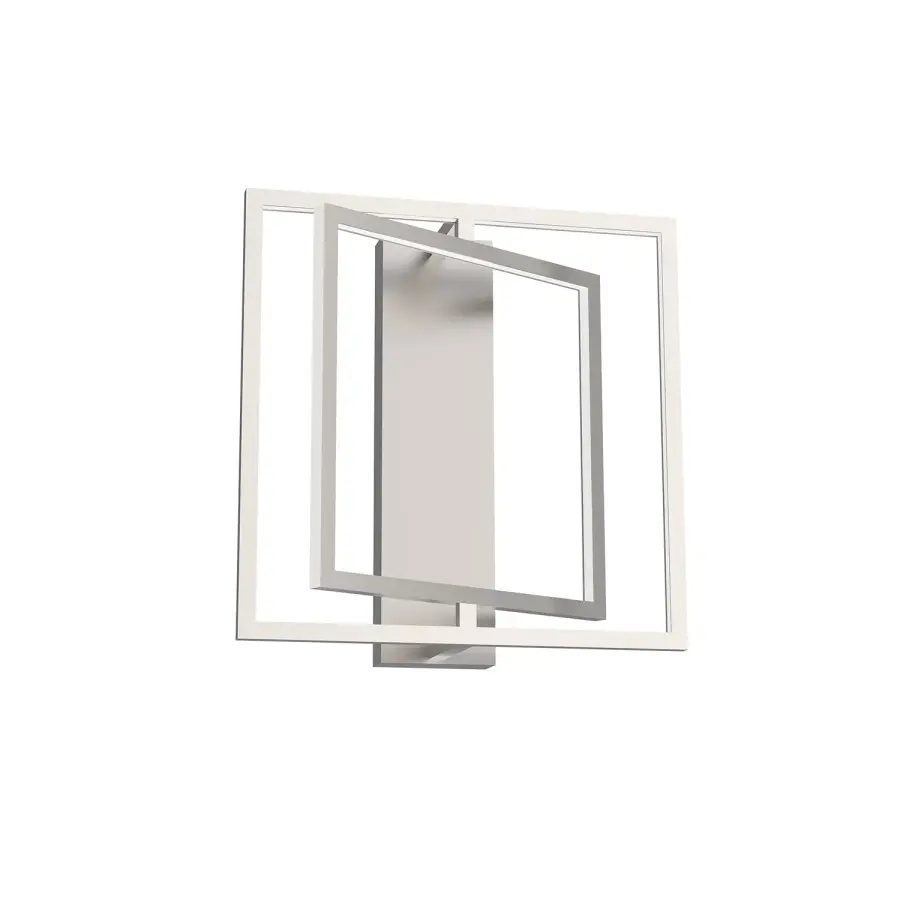 Mondrian 16" Semi-Flush Mount in Matte Black - Image 5