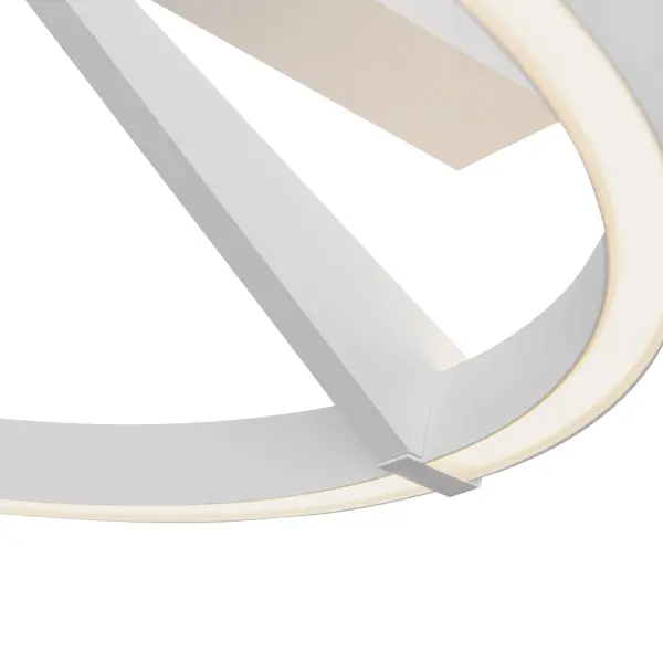 Roda 16-Inch Semi-Flush Mount in White - Image 6