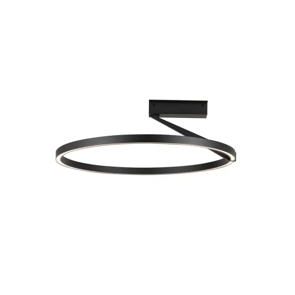 Roda 24-Inch Semi-Flush Mount in White - Image 4