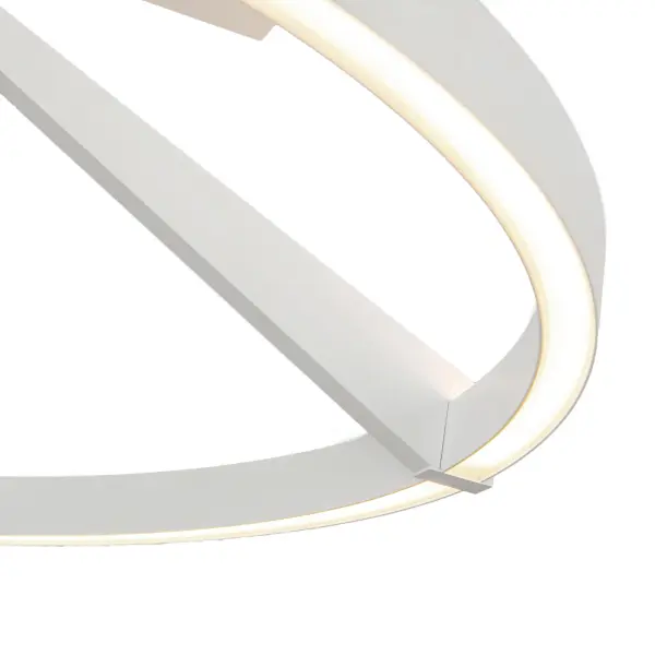Roda 24-Inch Semi-Flush Mount in White - Image 8