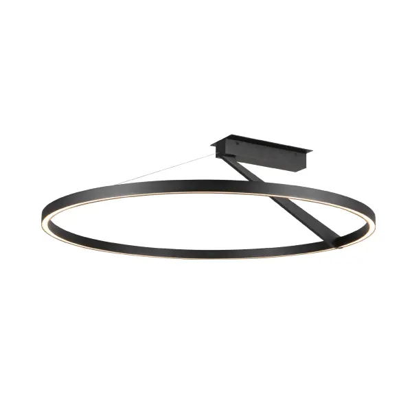 Roda 31-Inch Semi-Flush Mount in White - Image 4