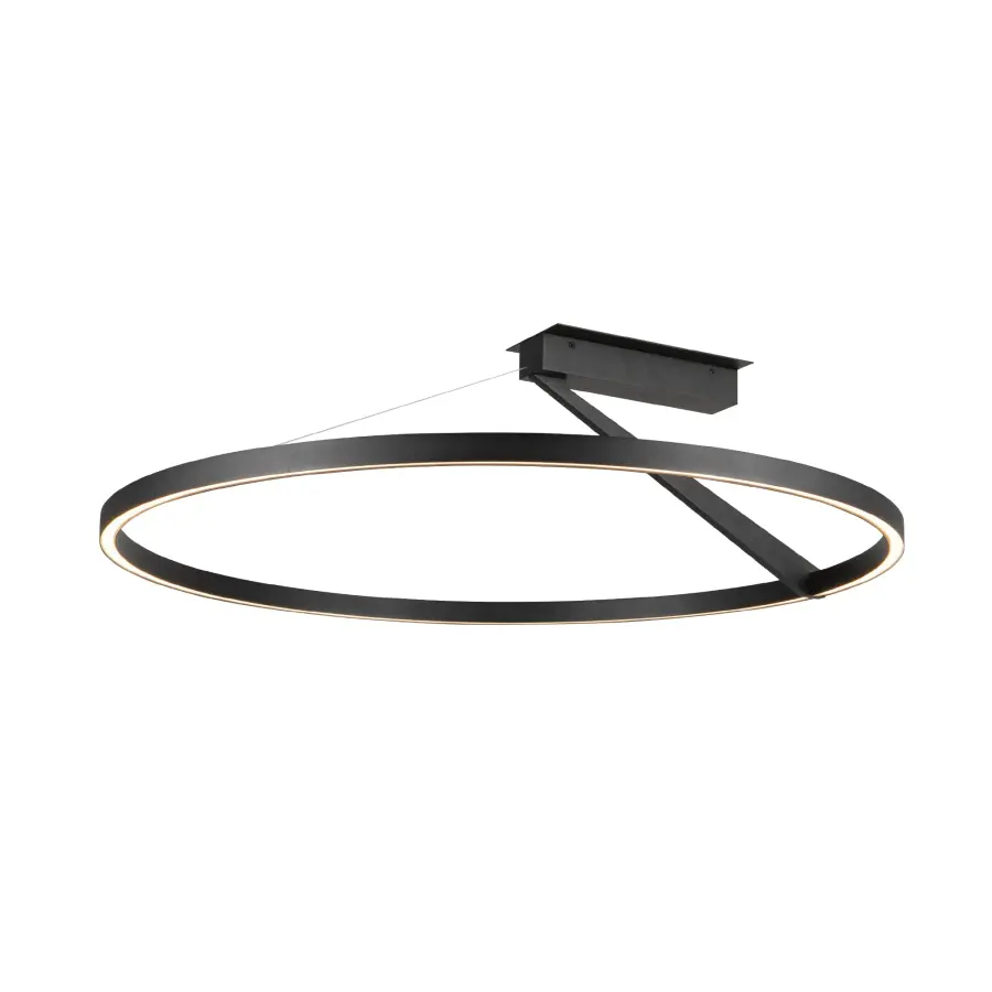 Roda 31-Inch Semi-Flush Mount in White - Image 4