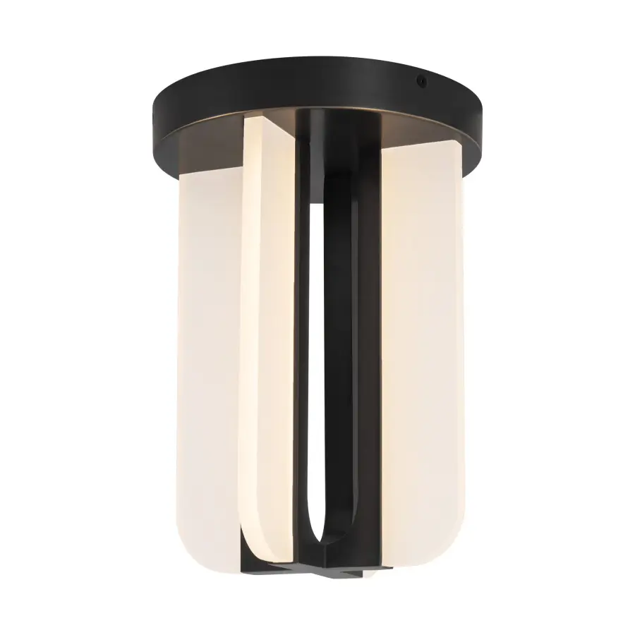 Anders 8-Inch Semi-Flush Mount in Urban Bronze - Image 1