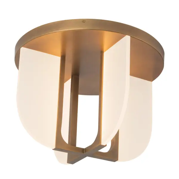 Anders 16" Semi-Flush Mount in Urban Bronze - Image 1