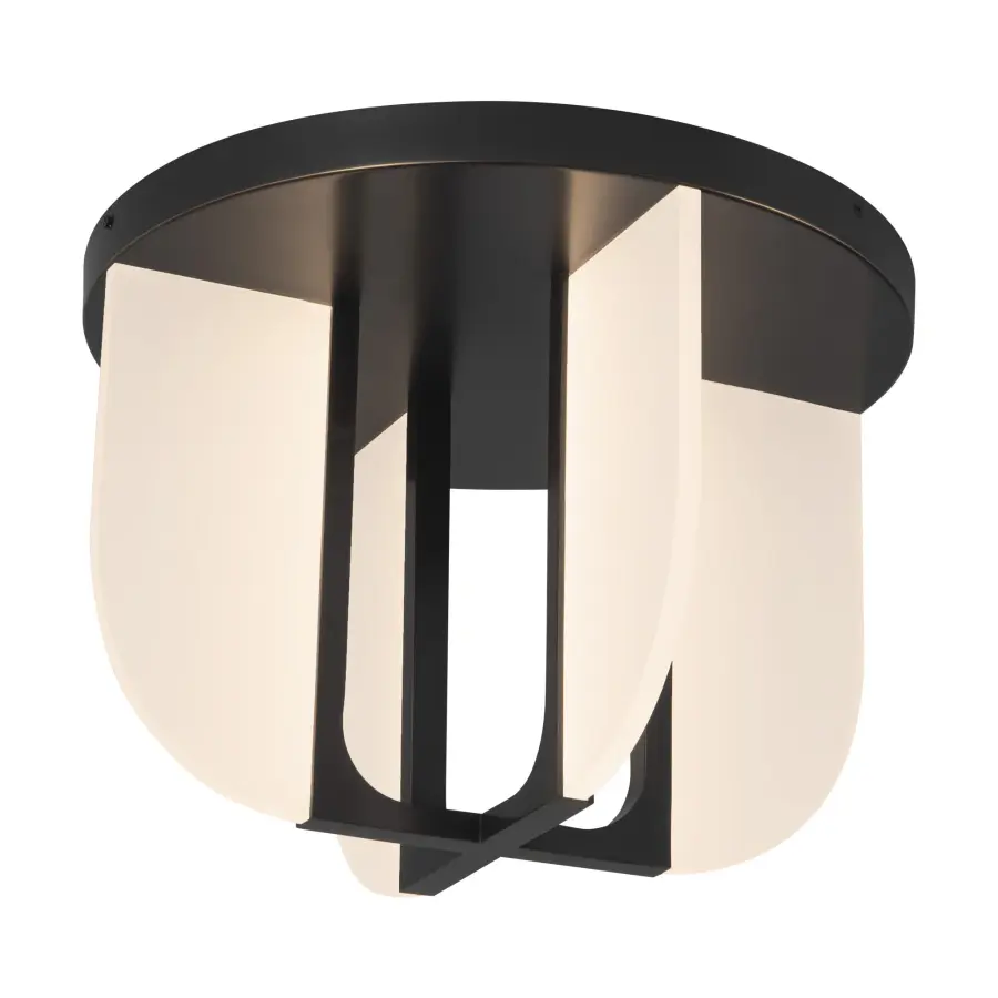 Anders 16" Semi-Flush Mount in Urban Bronze - Image 2