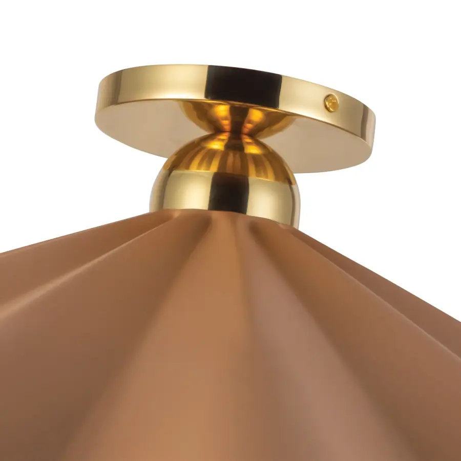 Furrow 25-Inch Semi-Flush Mount in Pine Green - Image 8
