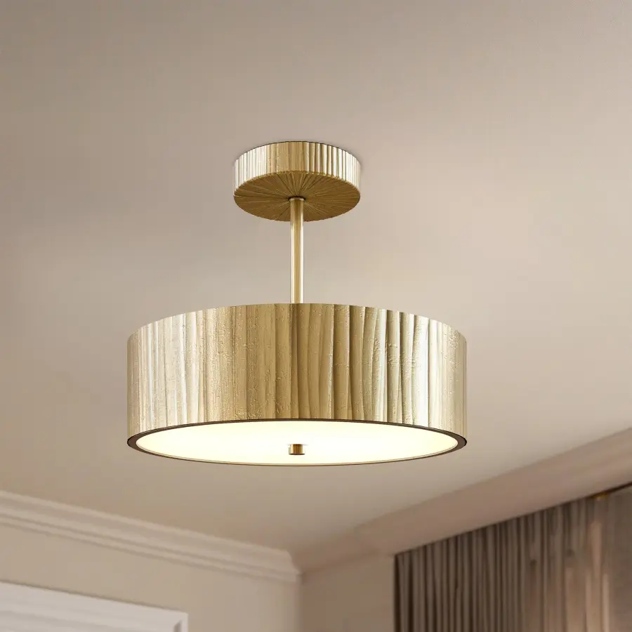 Kensington 12-Inch Semi-Flush Mount in Urban Bronze - Image 3