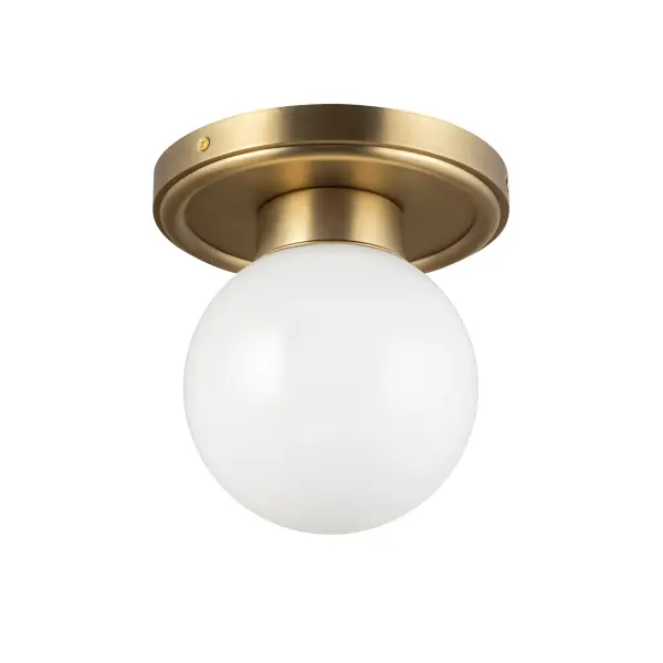 Fiore 6-Inch Semi-Flush Mount in Matte Black - Image 11
