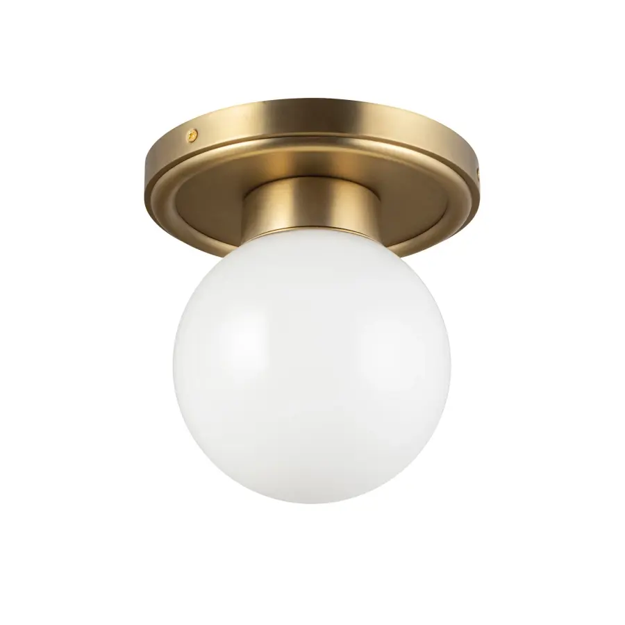 Fiore 6-Inch Semi-Flush Mount in Matte Black - Image 11