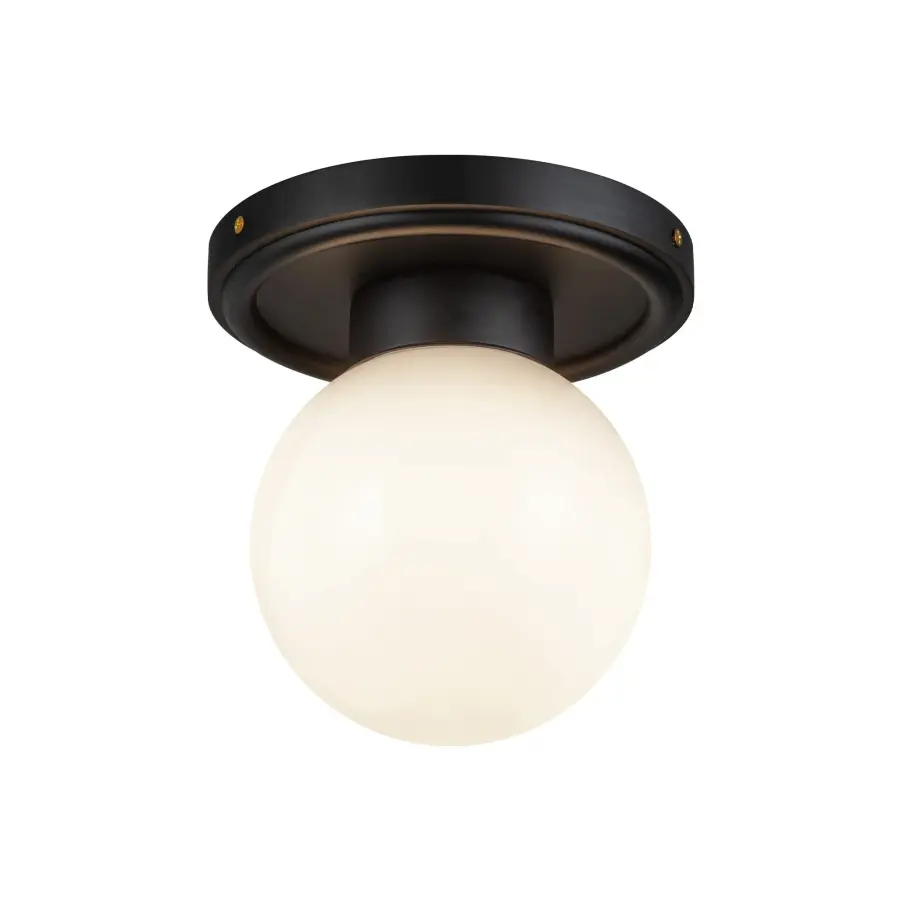 Fiore 6-Inch Semi-Flush Mount in Matte Black - Image 5