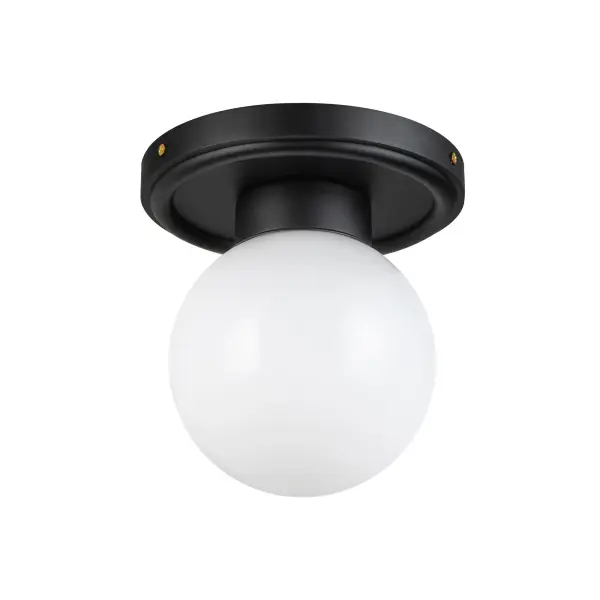 Fiore 6-Inch Semi-Flush Mount in Matte Black - Image 6