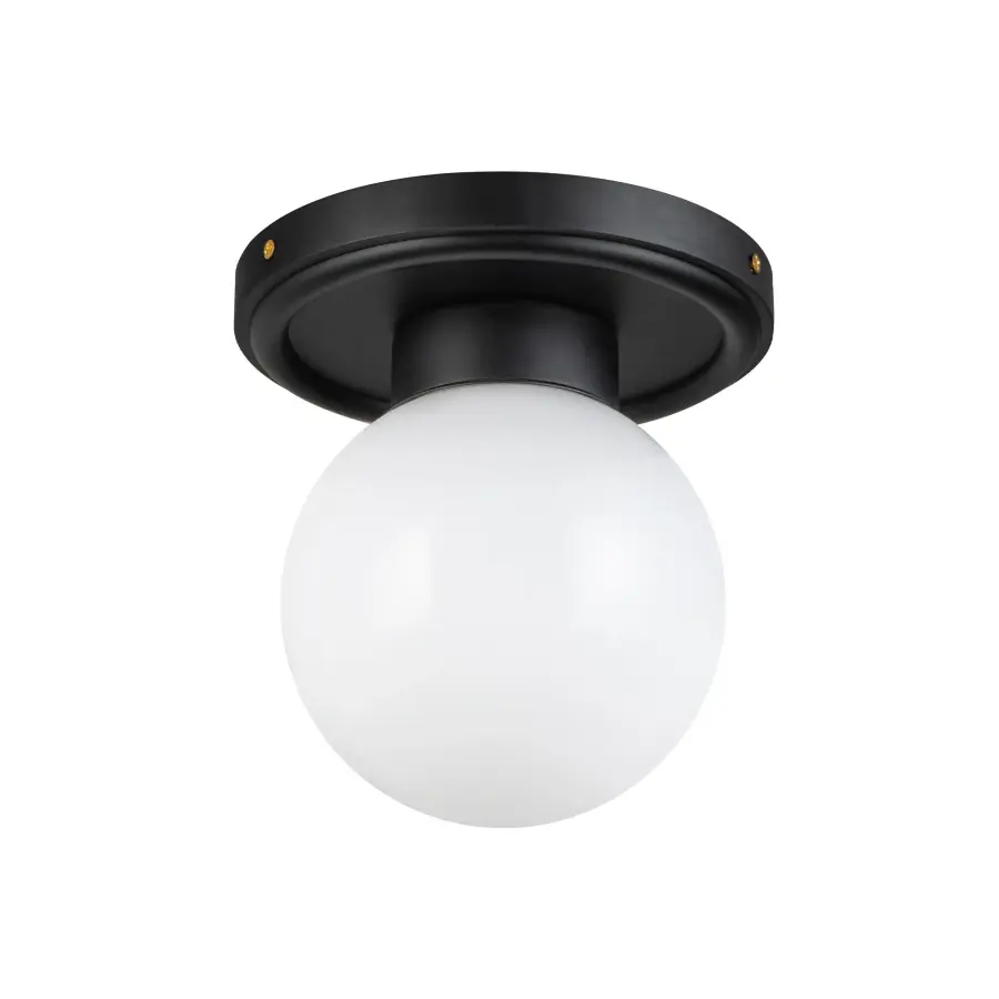 Fiore 6-Inch Semi-Flush Mount in Matte Black - Image 6