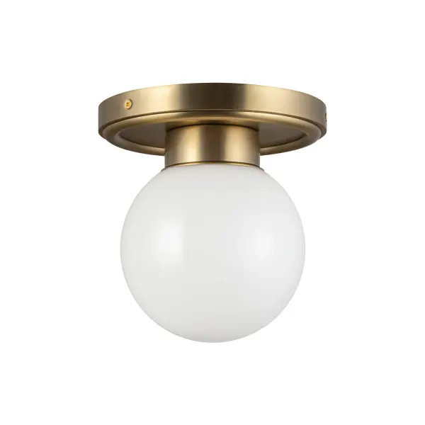 Fiore 6-Inch Semi-Flush Mount in Matte Black - Image 9