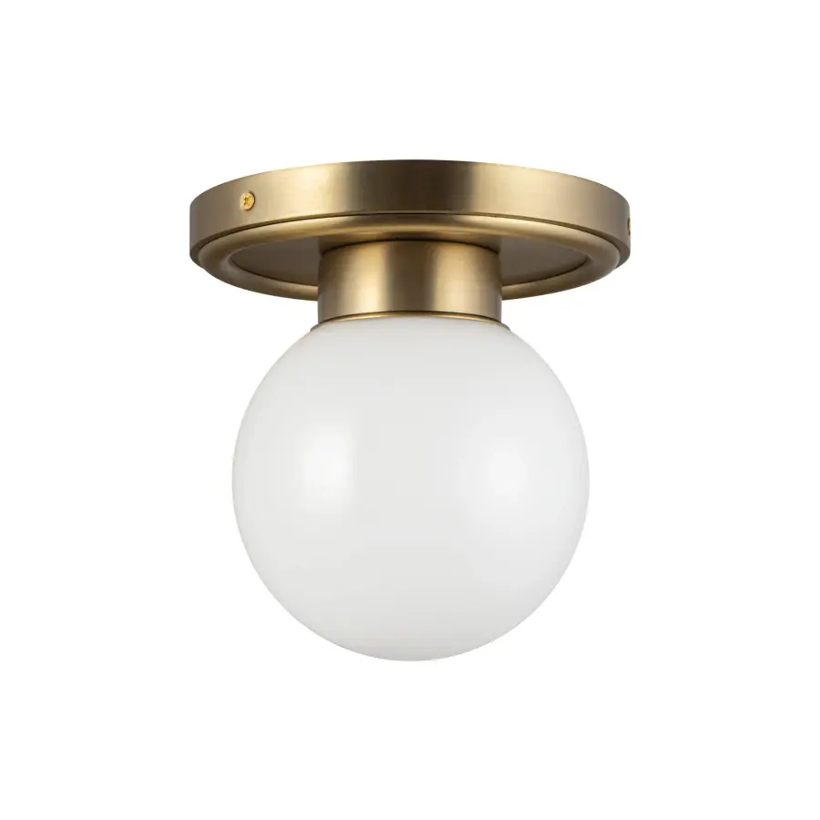 Fiore 6-Inch Semi-Flush Mount in Matte Black - Image 9