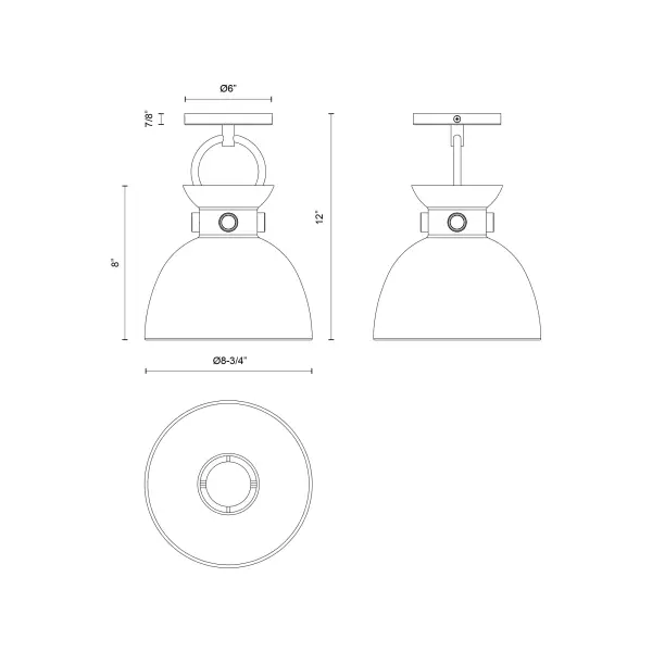 The Semi-Flush Mounts by Kalco - Image 8
