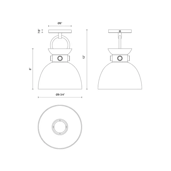 The Semi-Flush Mounts by Kalco - Image 15