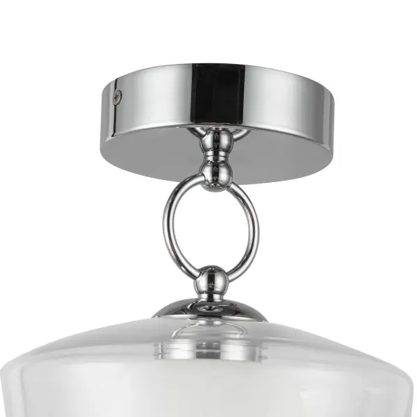 Leota 8-Inch Semi-Flush Mount in Chrome - Image 13