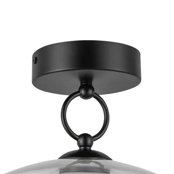 Leota 8-Inch Semi-Flush Mount in Chrome - Image 5