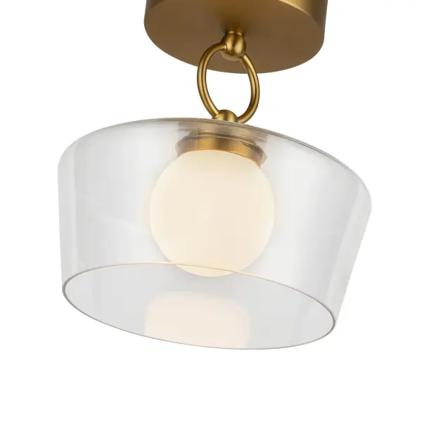 Leota 8-Inch Semi-Flush Mount in Chrome - Image 8