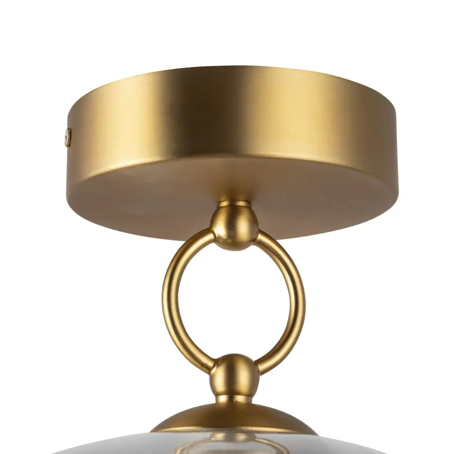 Leota 8-Inch Semi-Flush Mount in Chrome - Image 9