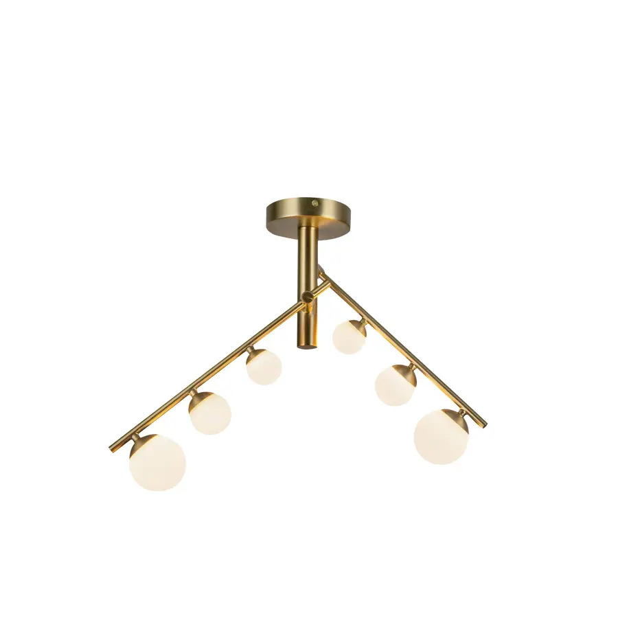 Cypress 2 Head Semi-Flush Mount in Matte Black - Image 12