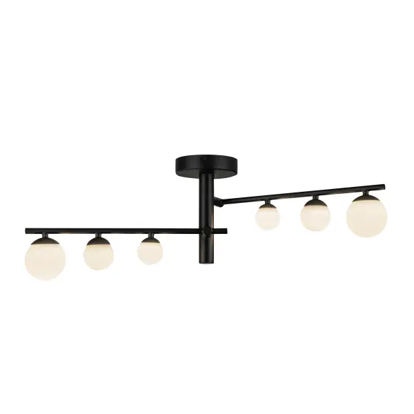 Cypress 2 Head Semi-Flush Mount in Matte Black - Image 6