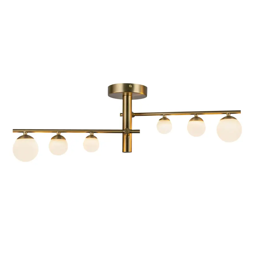 Cypress 2 Head Semi-Flush Mount in Matte Black - Image 7
