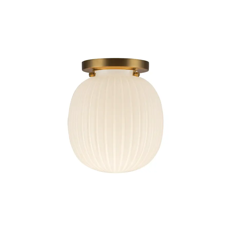 Cherise 7-Inch Semi-Flush Mount in Matte Black - Image 5