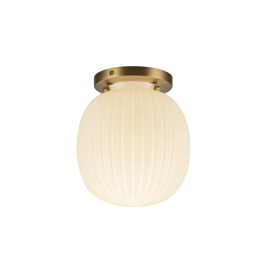 Cherise 7-Inch Semi-Flush Mount in Matte Black - Image 6