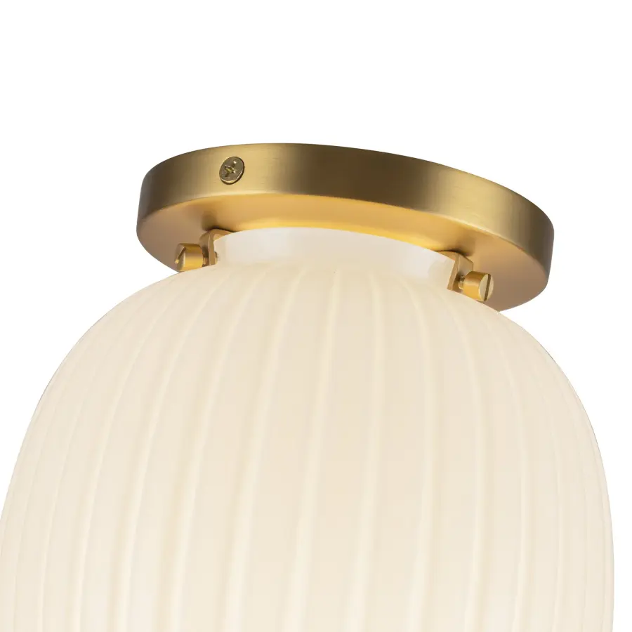 Cherise 7-Inch Semi-Flush Mount in Matte Black - Image 7