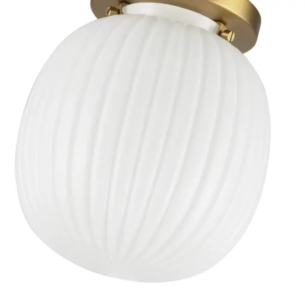 Cherise 7-Inch Semi-Flush Mount in Matte Black - Image 8
