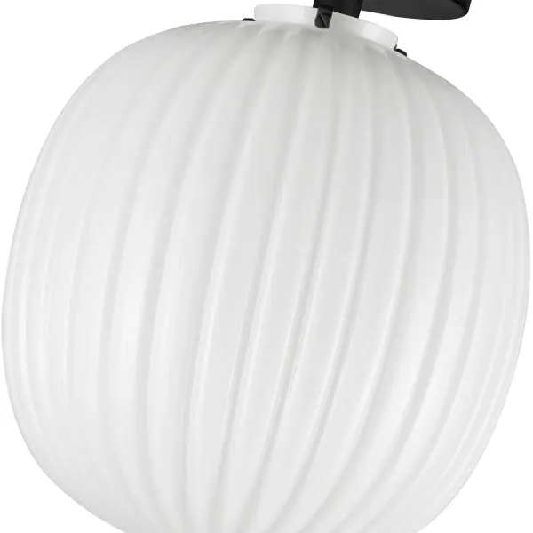 Cherise 12-Inch Semi-Flush Mount in Matte Black - Image 6