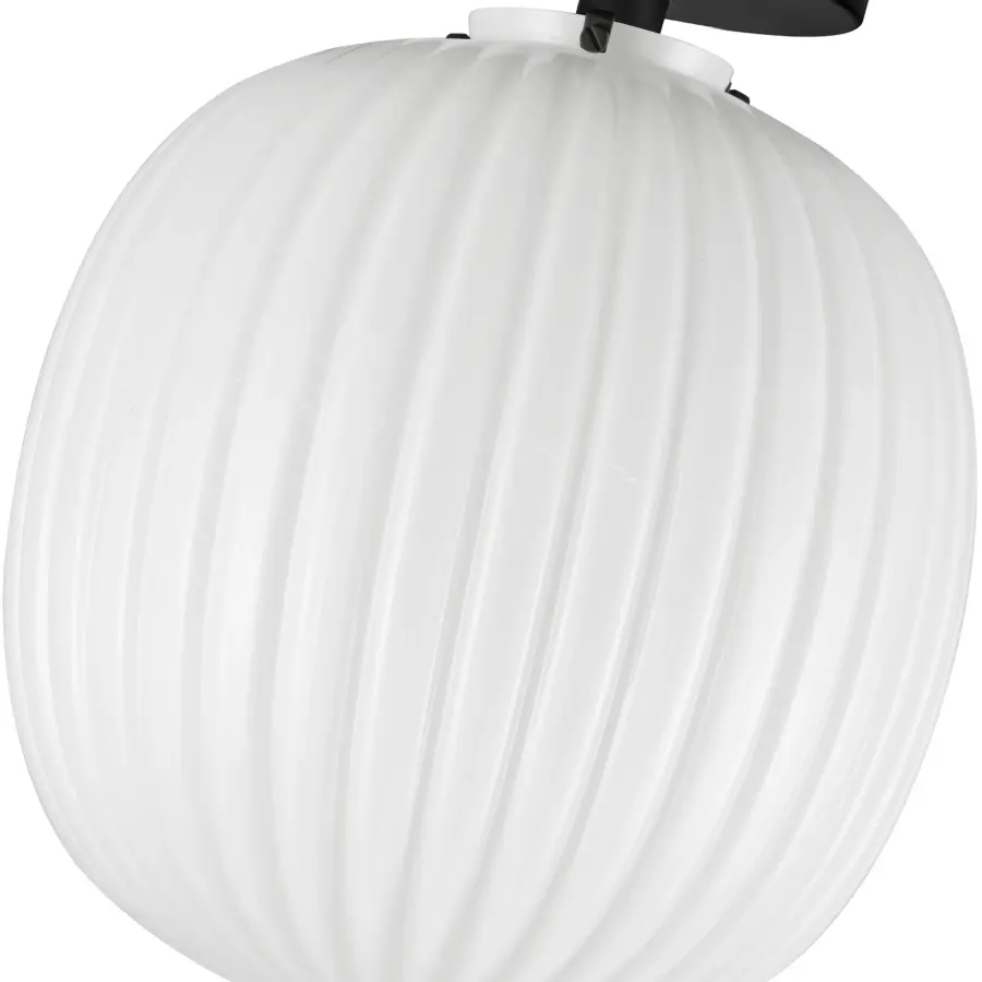 Cherise 12-Inch Semi-Flush Mount in Matte Black - Image 6