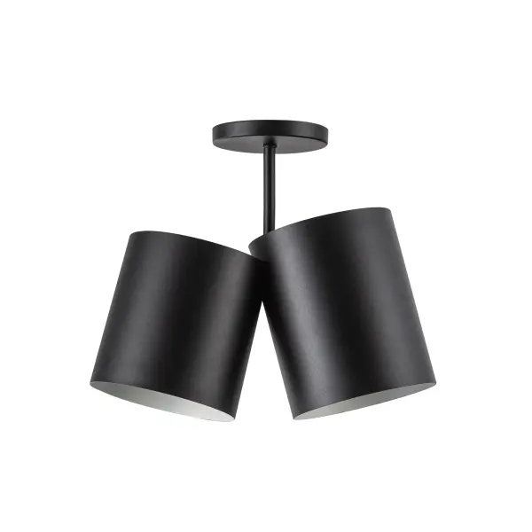 Keiko 14" Semi-Flush Mount in Brushed Gold - Image 6