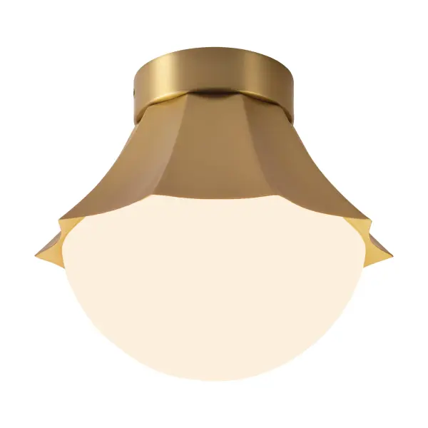 Shelton 11-Inch Semi-Flush Mount in Matte Black - Image 6
