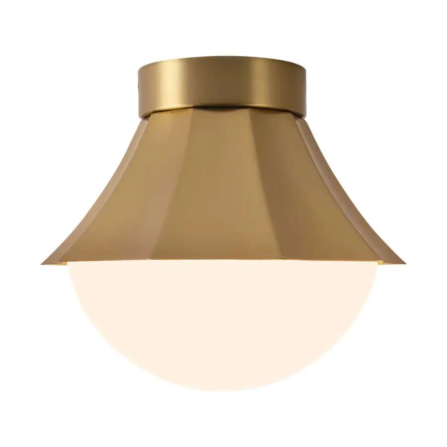 Shelton 11-Inch Semi-Flush Mount in Matte Black - Image 8