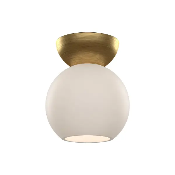 Arcadia 6-Inch Semi-Flush Mount in Brushed Gold - Image 12