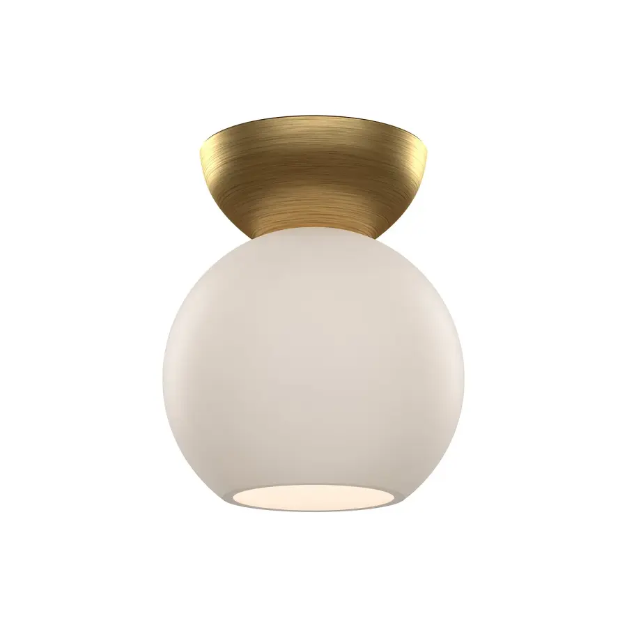 Arcadia 6-Inch Semi-Flush Mount in Brushed Gold - Image 12