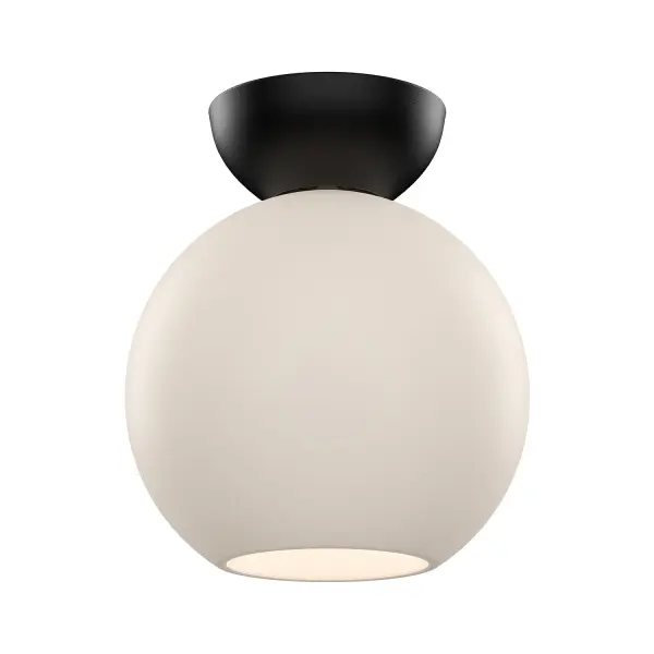 Arcadia 8-Inch Semi-Flush Mount in Brushed Gold - Image 6