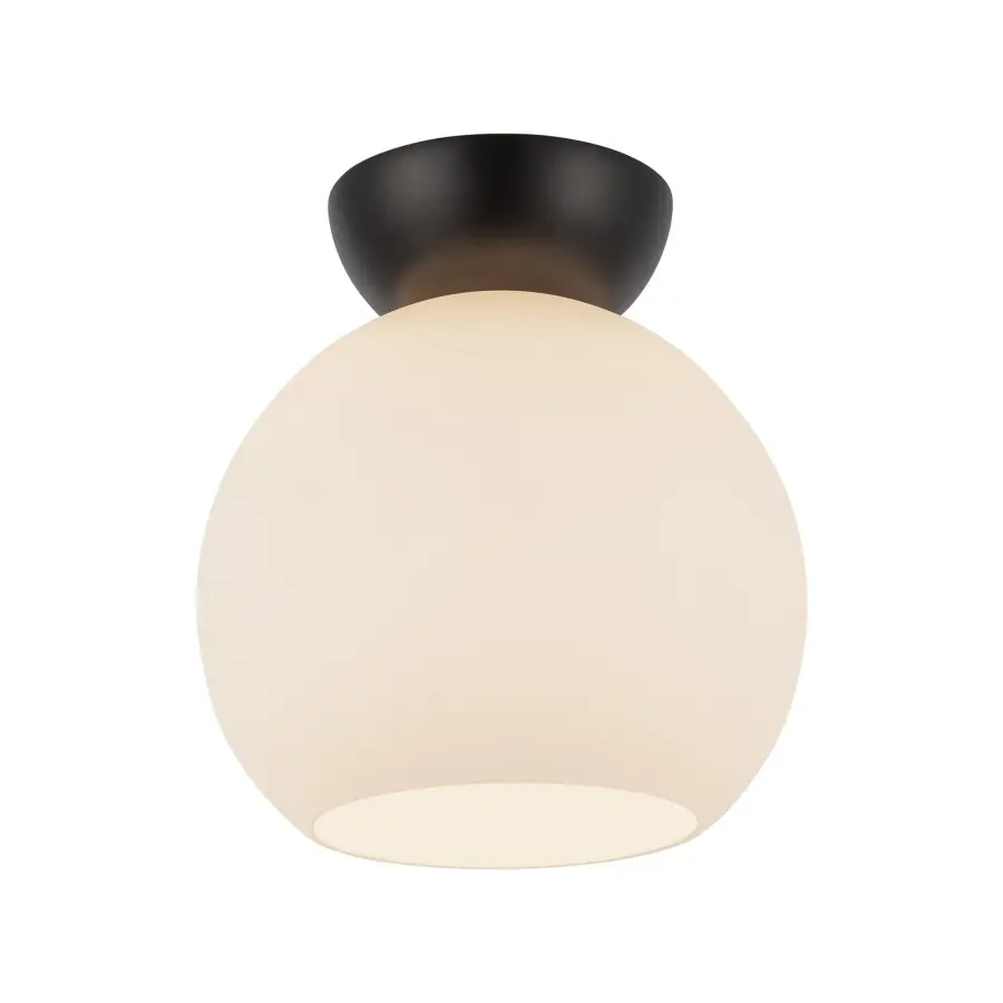 Arcadia 8-Inch Semi-Flush Mount in Brushed Gold - Image 8
