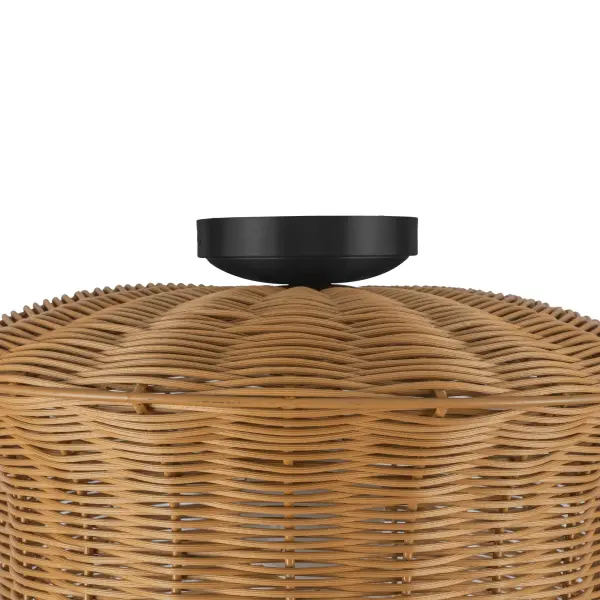 Kai 16" Semi-Flush Mount in Brushed Gold - Image 3