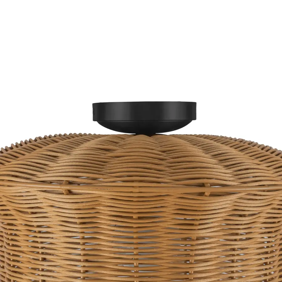 Kai 16" Semi-Flush Mount in Brushed Gold - Image 3