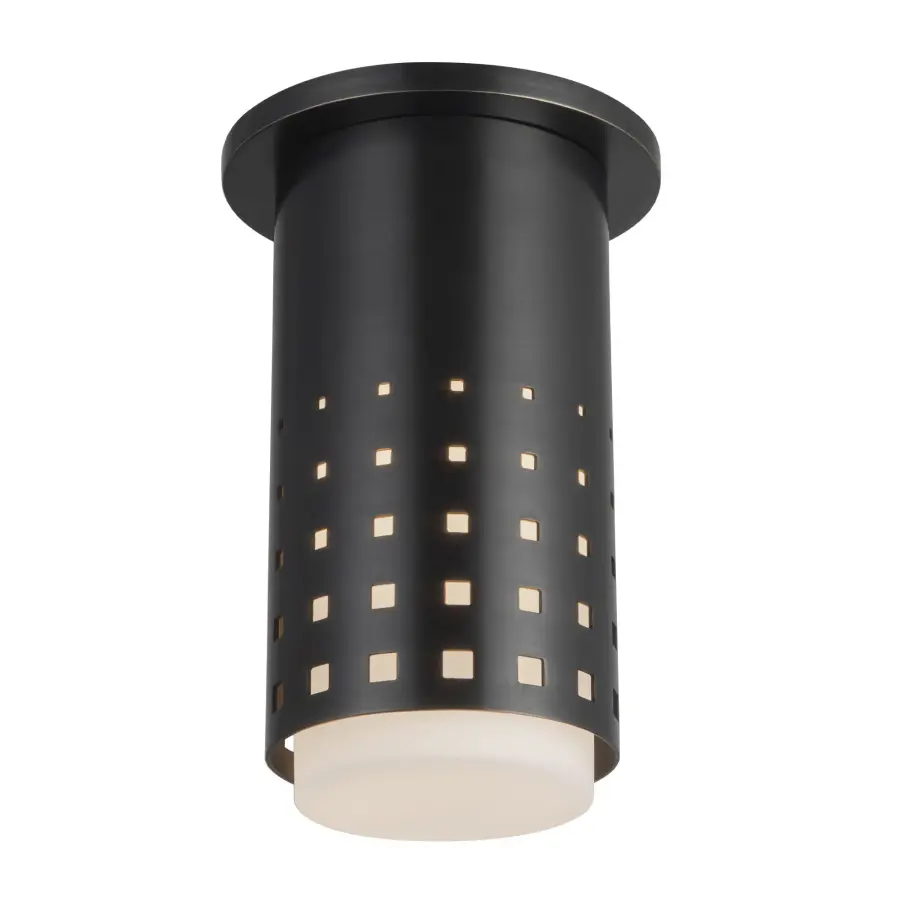 Astoria 7-Inch Semi-Flush Mount in Urban Bronze - Image 3