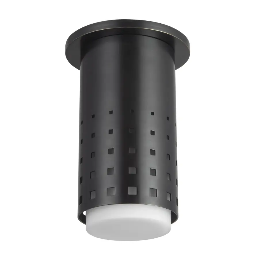 Astoria 7-Inch Semi-Flush Mount in Urban Bronze - Image 7