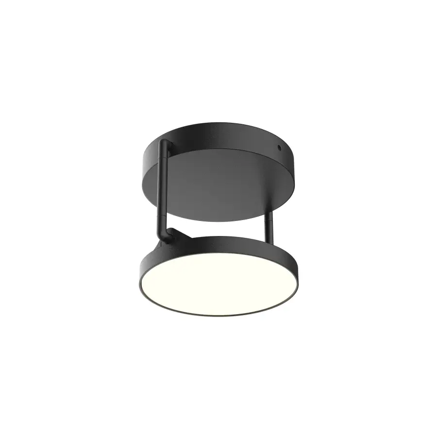 Novel 5-Inch Semi-Flush Mount in Matte Black - Image 5