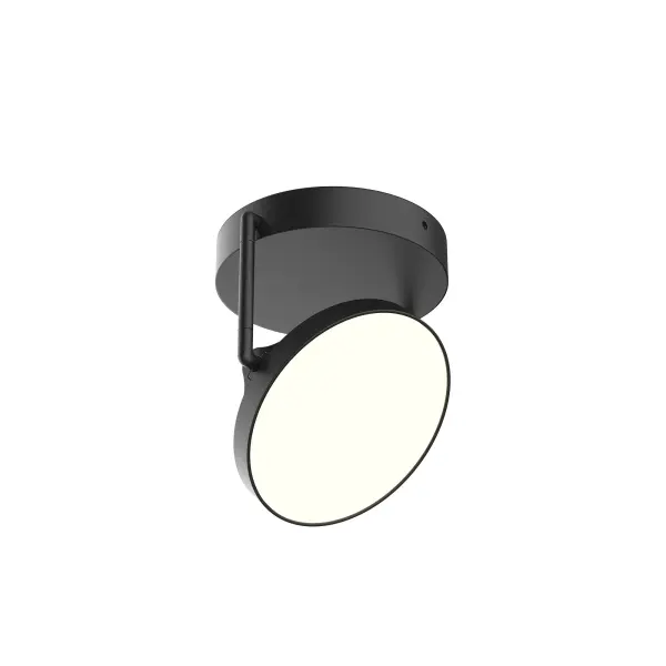 Novel 5-Inch Semi-Flush Mount in Matte Black - Image 6
