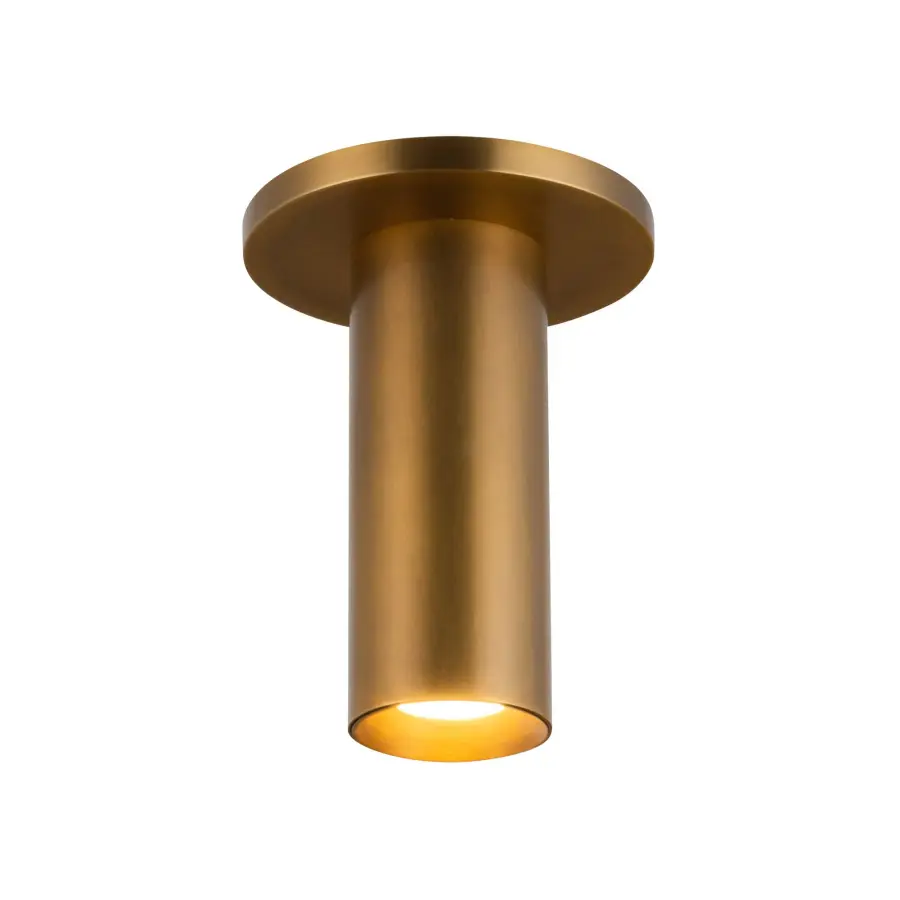 Mason 6-Inch Semi-Flush Mount in Vintage Brass - Image 15