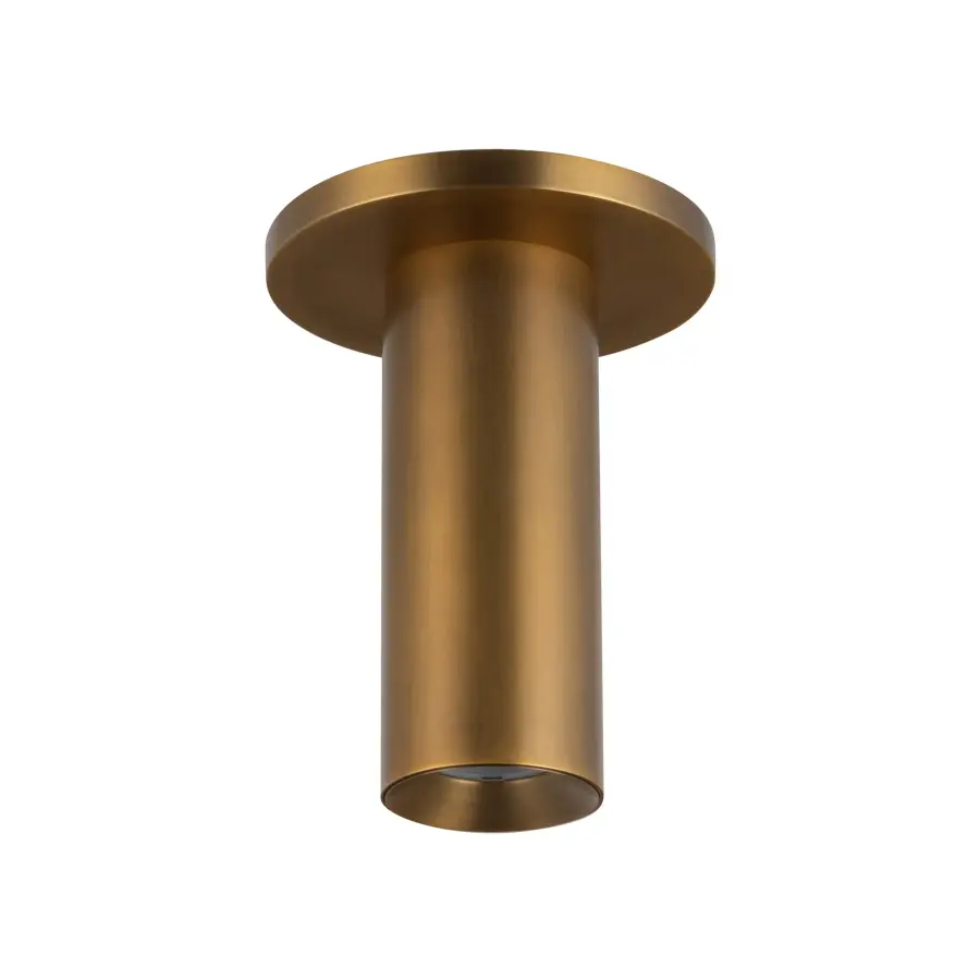 Mason 6-Inch Semi-Flush Mount in Vintage Brass - Image 4
